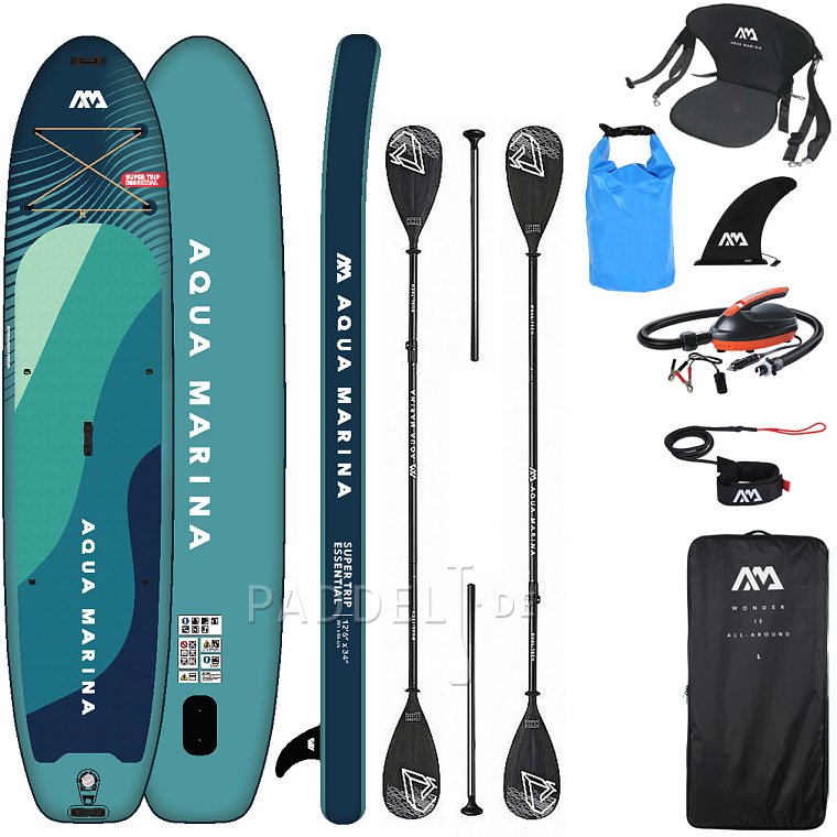 SUP AQUA MARINA Supertrip 12'6 Essential 2026 - aufblasbares Stand Up Paddle Board