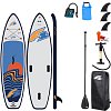 WindSUP F2 GLIDE 10'0 YOUTH WINDSURF/WING GREY - aufblasbares Stand Up Paddle Board, Windsurfboard